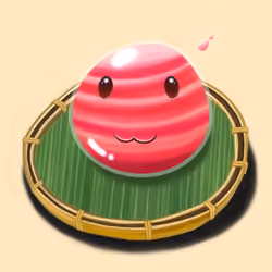Steamed Layer Cake Slime - Kanom Chan (Pink)