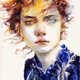 Blue Spring_watercolor
