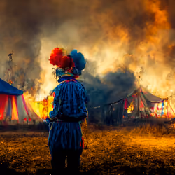 The Circus Burned Down, and the Clowns Have Gone