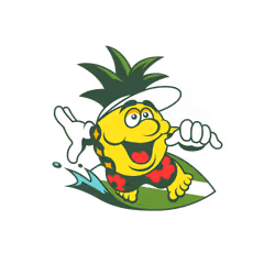 Happy Pineapple Yellow