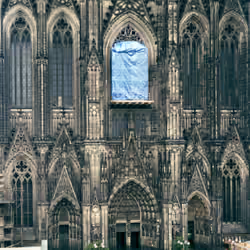 Kölner Dom Westfassade, 1993