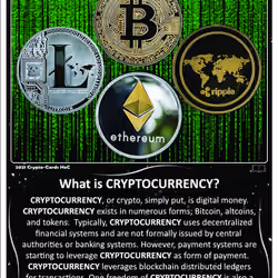 Crypto-Cards HoC CRYPTOCURRENCY White Base S1C3-SN17