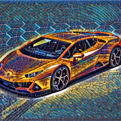 Huracan Evo Mosaic