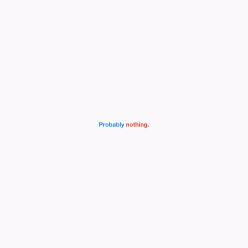 Probably nothing #71