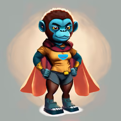 Cute APE Superhero 077