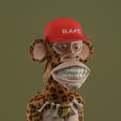 3D Bored Ape Club #76