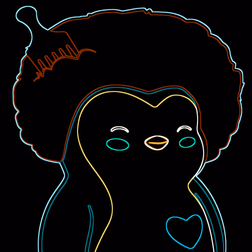 Neon Pudgy Penguins