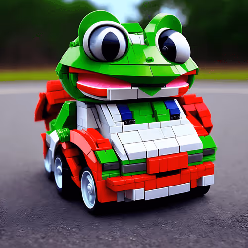 Pepe The Toy Brick Frog Mt8v2beFoK
