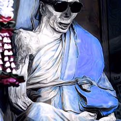 Blue Immortal Monk
