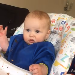 George NFT Video - eating soggy easter bunny 