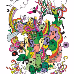 Crazy doodle Monster group