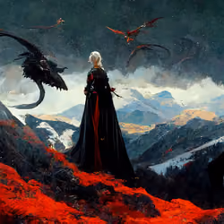 Emperor Edelgard von Hresvelg surrounded by enemies