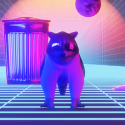 Trash Panda Sunset