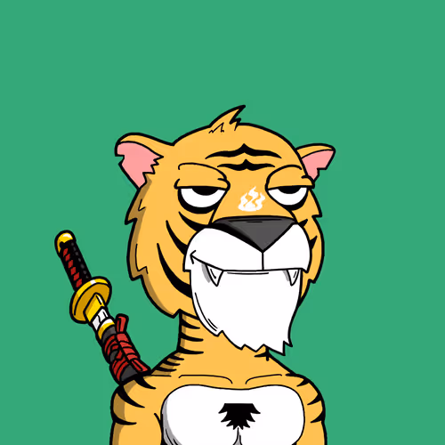 Grouchy Tiger Social Club #4139