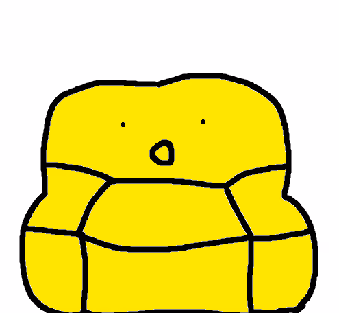 Shocked Yellow Couch