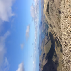 The Highest Point in England, UK - Scafell Pike, English Lake District.