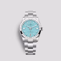 Oyster Perpetual - Turquoise Blue, Chromalight Display