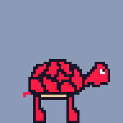 Techno Turtle #5 of 5 "Fuego"