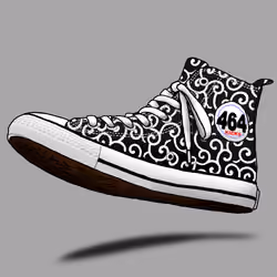 464 STAR high #038 old school sneaker