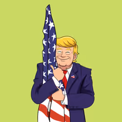 Pastel Green Trump