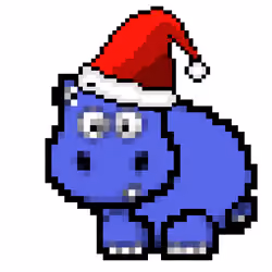 Xmas Hippo 10