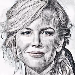 FaceArt Nicole Kidman