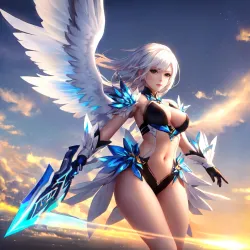 Beach Fantasy X Aureate Ascension: Wings of the Goddesses Evangeline Ω