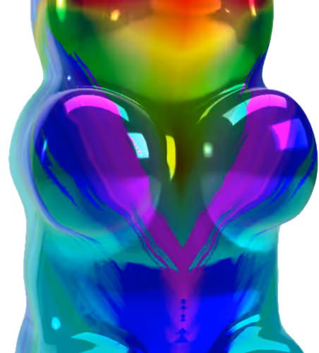  Rainbow Trip Gummy Bear #051
