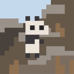 mountains - tiny panda