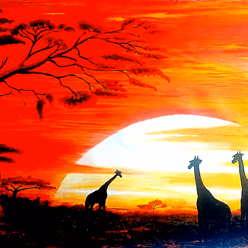 Sunrise over the Maasai Mara