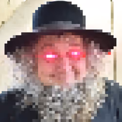 Amish laser eyes 2