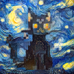 VanGogh Cats #3