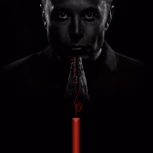 Dark Elon's Red Diamond Hands
