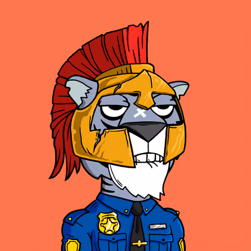Grouchy Tiger Social Club #1727