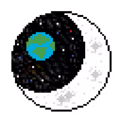 Round Pixels #3 - From Above - Version 2