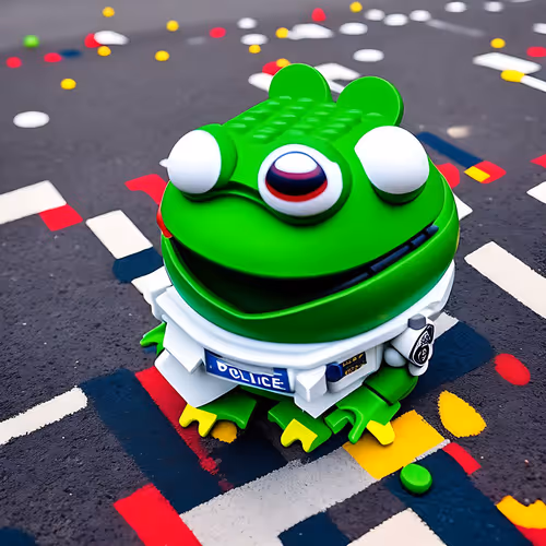 Pepe The Toy Brick Frog Mt8v2beFoK