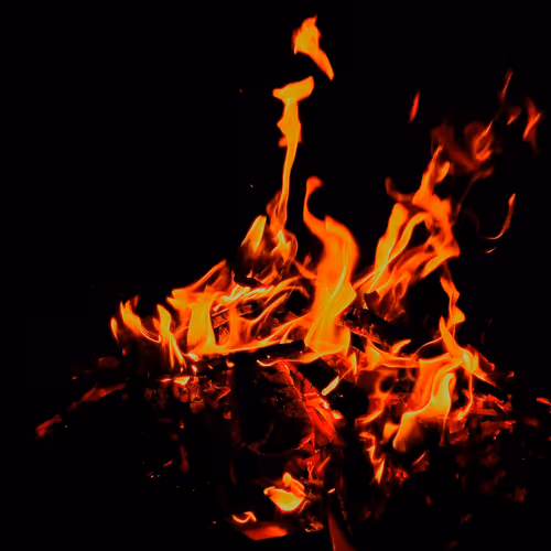 Campfire At Night