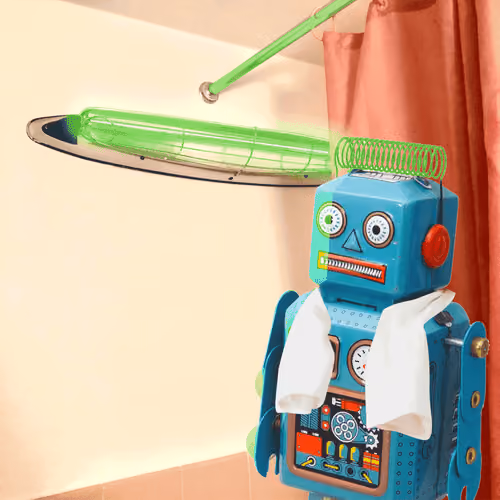 electric reaction in the badroom 