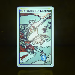 Knight of Futures (reversed)