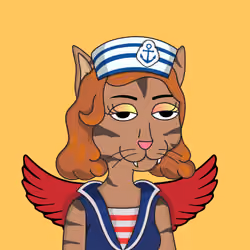 Girl Cat #128