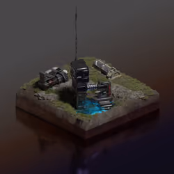 Scifi Station Isometric