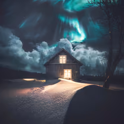 Arctic Cabin Life