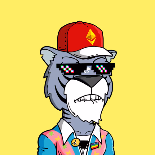 Grouchy Tiger Social Club #5127