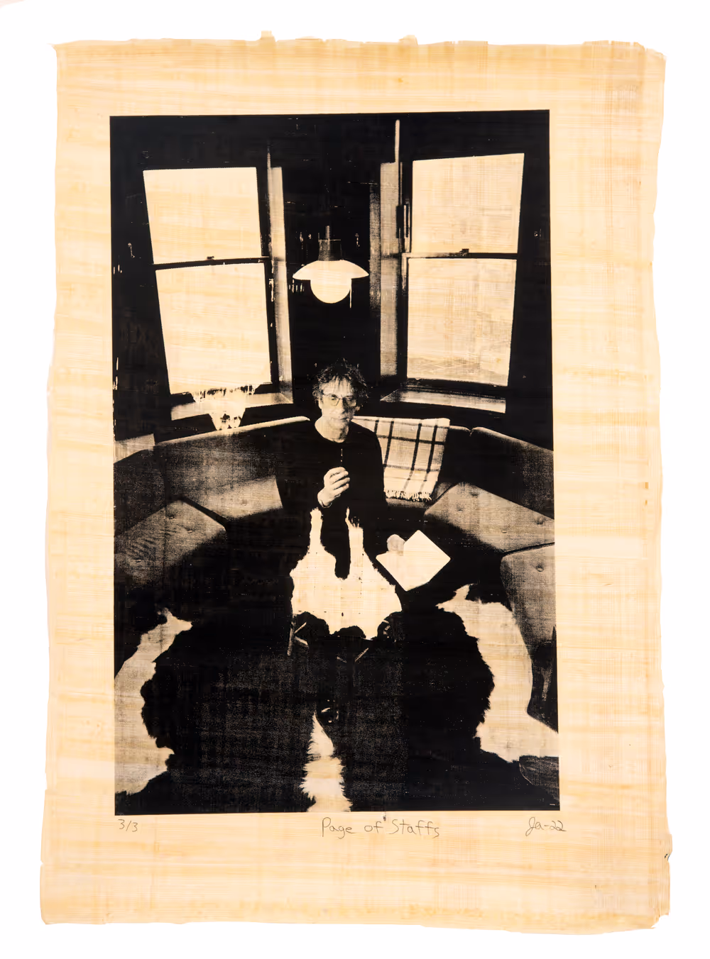 Justin Aversano - Page of Staffs - Physical Tarot Scroll - 3/3