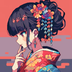 Red and Kimono Dots