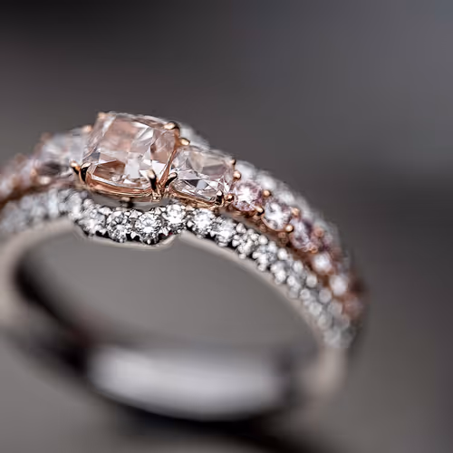 #26 Pink Diamond RIng