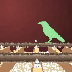 Bird On The Rail #3231