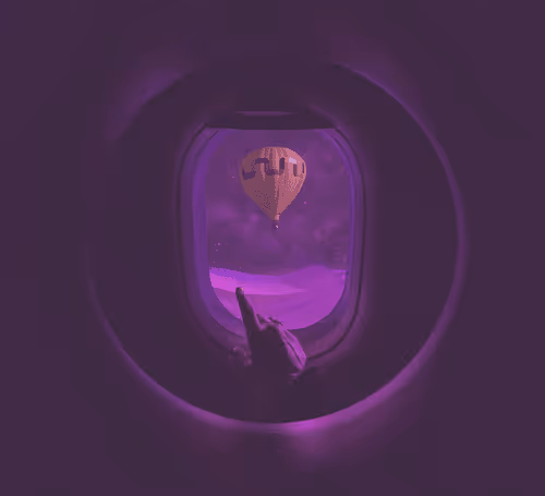 Purple Round World_