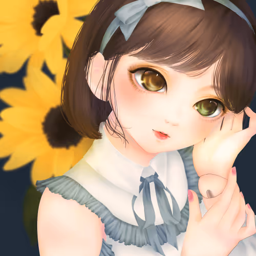 R-flower-doll