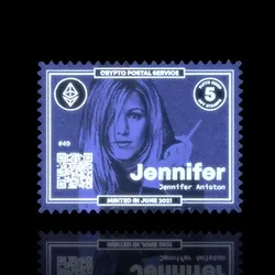 NFT Stamps #49 - Jennifer Aniston